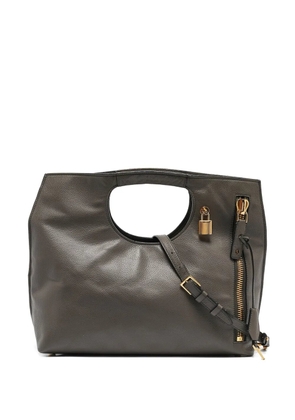 Tom Ford Pre-Owned pre-owned Alix padlock tote bag - Grey