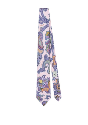 ETRO paisley-print tie - Pink