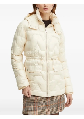 Patrizia Pepe puffer hooded jacket - White