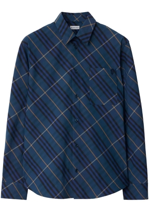Burberry check shirt - Blue