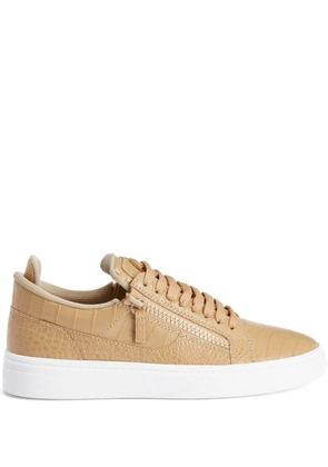 Giuseppe Zanotti Gz94 double-zip low-top sneakers - Neutrals