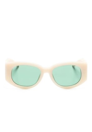 Casablanca The Memphis rectangle-frame sunglasses - Neutrals