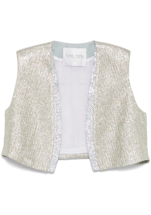 Forte Forte striped gilet - Blue