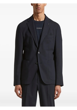 Peserico patch-pocket blazer - Blue