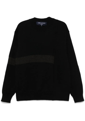 Comme des Garçons Homme ribbed-knit sweater - Black