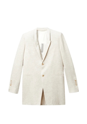 Rick Owens buttoned corduroy jacket - Neutrals