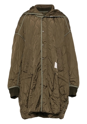 Maison MIHARA YASUHIRO oversized military coat - Green