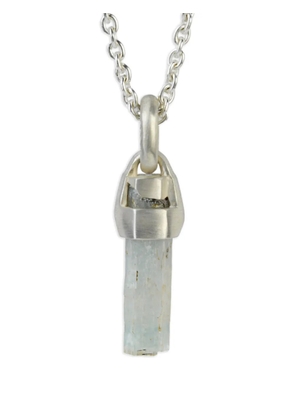 Parts of Four sterling silver Talisman Aquamarine necklace
