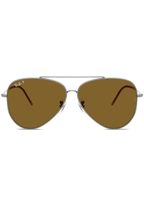 Ray-Ban Reverse aviator-frame sunglasses - Grey