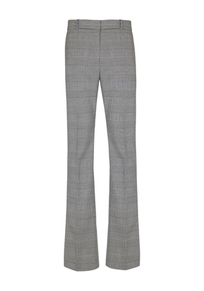Balmain darted prince-of-wales trousers - Grey