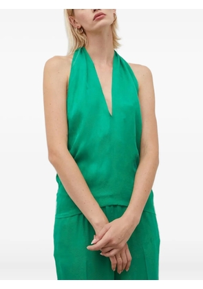 HERSKIND V-neck top - Green