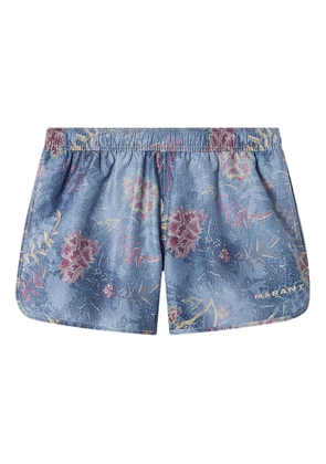 MARANT Vicente floral-print swimsuit - Blue