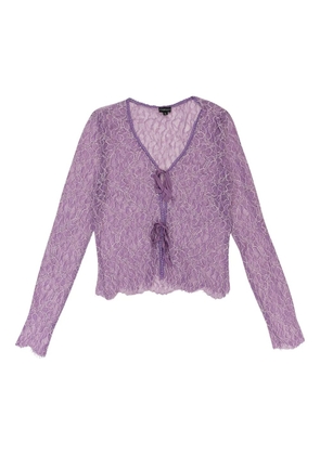 Callipygian lace top - Purple