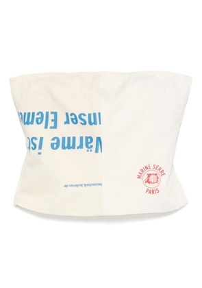 Marine Serre Regenerated Tote Bags top - Neutrals