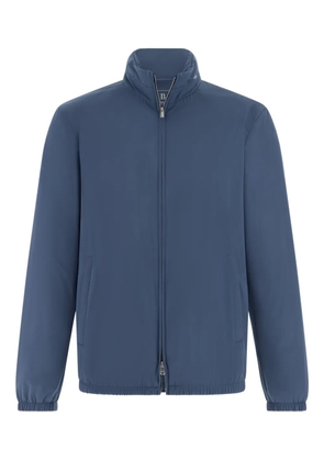 Boggi Milano zip technical fabric jacket - Blue