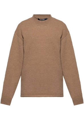 Jacquemus drop-shoulder jumper - Brown