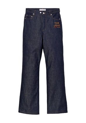Marc Jacobs The Jean embroidered-logo cotton jeans - Blue