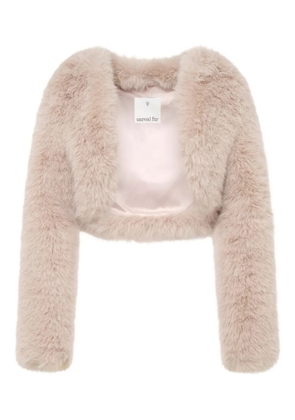 Unreal Fur Empress jacket - Neutrals