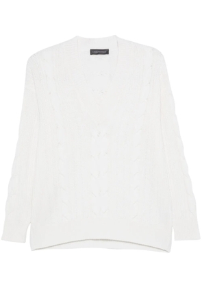Lorena Antoniazzi cable-knit sweater - Neutrals
