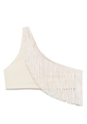Forte Forte fringed bra - Neutrals