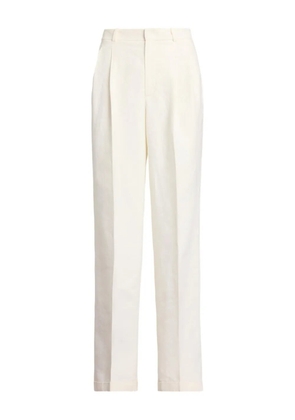 Polo Ralph Lauren pleated straight-leg trousers - White