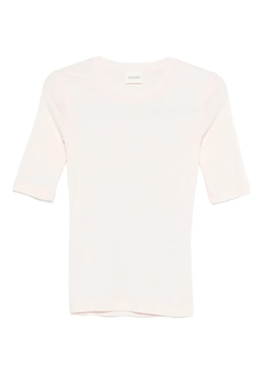 Closed short-sleeve T-shirt - Pink