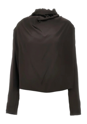 ARMARIUM ruffled blouse - Brown