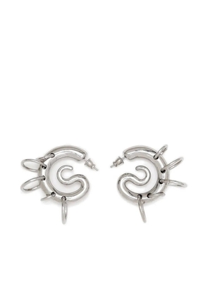 Panconesi spiral-ring earrings - Silver