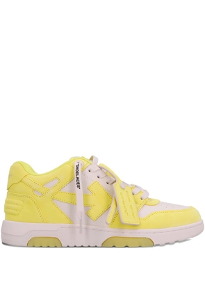 Off-White Out Of Office arrow-appliqué sneakers - Yellow