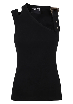 Versace Jeans Couture Baroque buckle tank top - Black