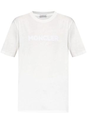 Moncler logo-print cotton T-shirt - White