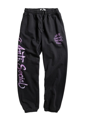 Anti Social Social Club drawstring-waist track pants - Black