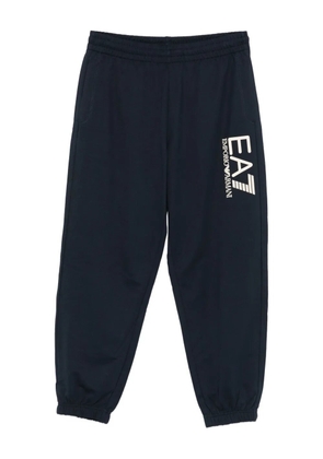 Ea7 Emporio Armani logo-print joggers - Blue