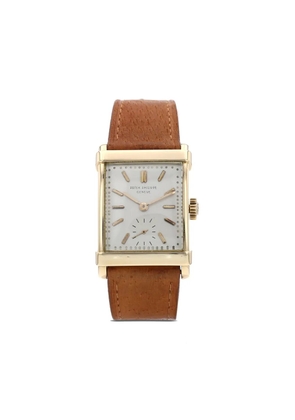 Patek Philippe Pre-Owned 1955 pre-owned Rectangular 26.5mm - White