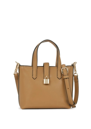 Karl Lagerfeld mini leather tote bag - Brown