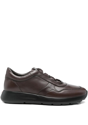 Tod's leather lace-up sneakers - Brown