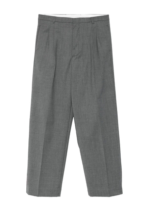 AMARANTO pleat-detail trousers - Grey