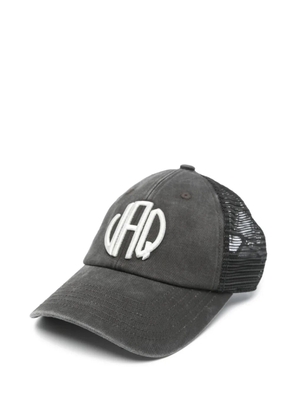 Vaquera logo-embroidered cap - Black