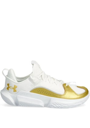Under Armour Flow FUTR X 3 perforated sneakers - White