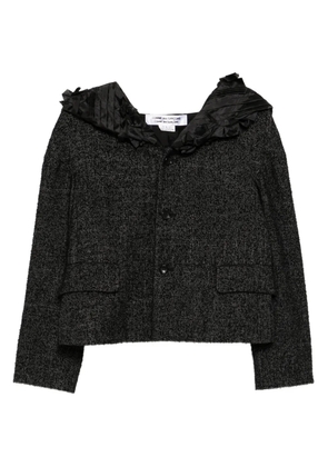 Comme Des Garçons Comme Des Garçons ruffled jacket - Black