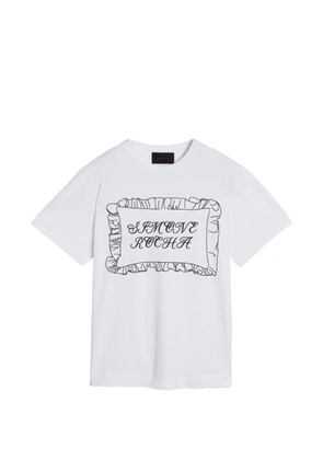 Simone Rocha pillowcase-print T-shirt - White