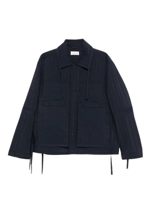 Craig Green quilted shirt jacket - Blue