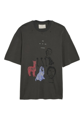 Song For The Mute graphic T-shirt - Grey