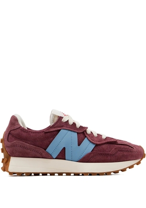 New Balance 327 contrast-panel sneakers - Red