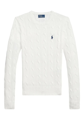 Polo Ralph Lauren cable-knit crew-neck sweater - White