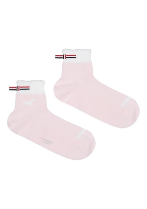 Thom Browne pointelle hector socks - Pink