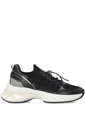 PINKO Ariel lace-up panelled sneakers - Black