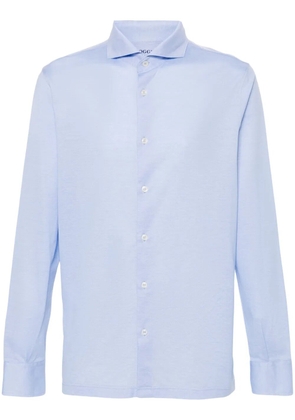 Boggi Milano piqué-weave shirt - Blue