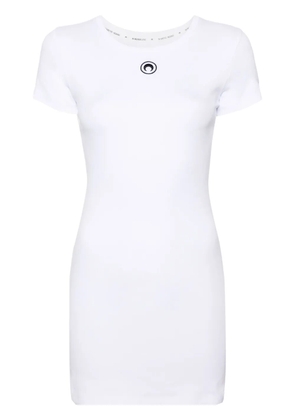 Marine Serre organic-cotton T-shirt dress - White