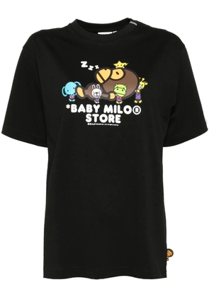 *BABY MILO® STORE BY *A BATHING APE® graphic-print T-shirt - Black